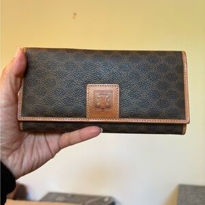 Celine Macadam Leather Wallet - INCLUDES COA